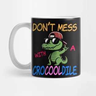 Cute and Cool Crocodile: Reptile Fashion Icon Mug